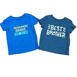 Cat & Jack 12M “Brother” Shirts